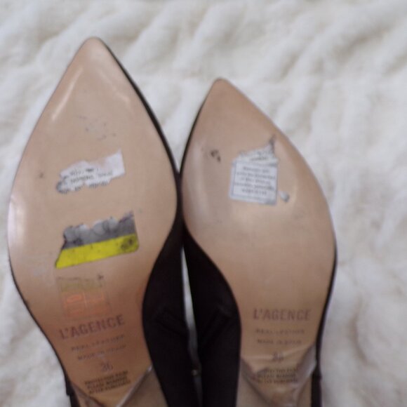 L agence black suede ankle boots 36 - Picture 8 of 10